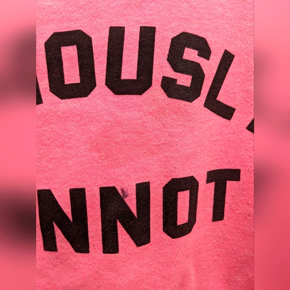 Seriously Cannot || Ardenes Hot Pink Graphic Pullover Sweatshirt - Picture 2 of 4